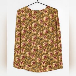 Philosophy Floral Top in Cream and Brown